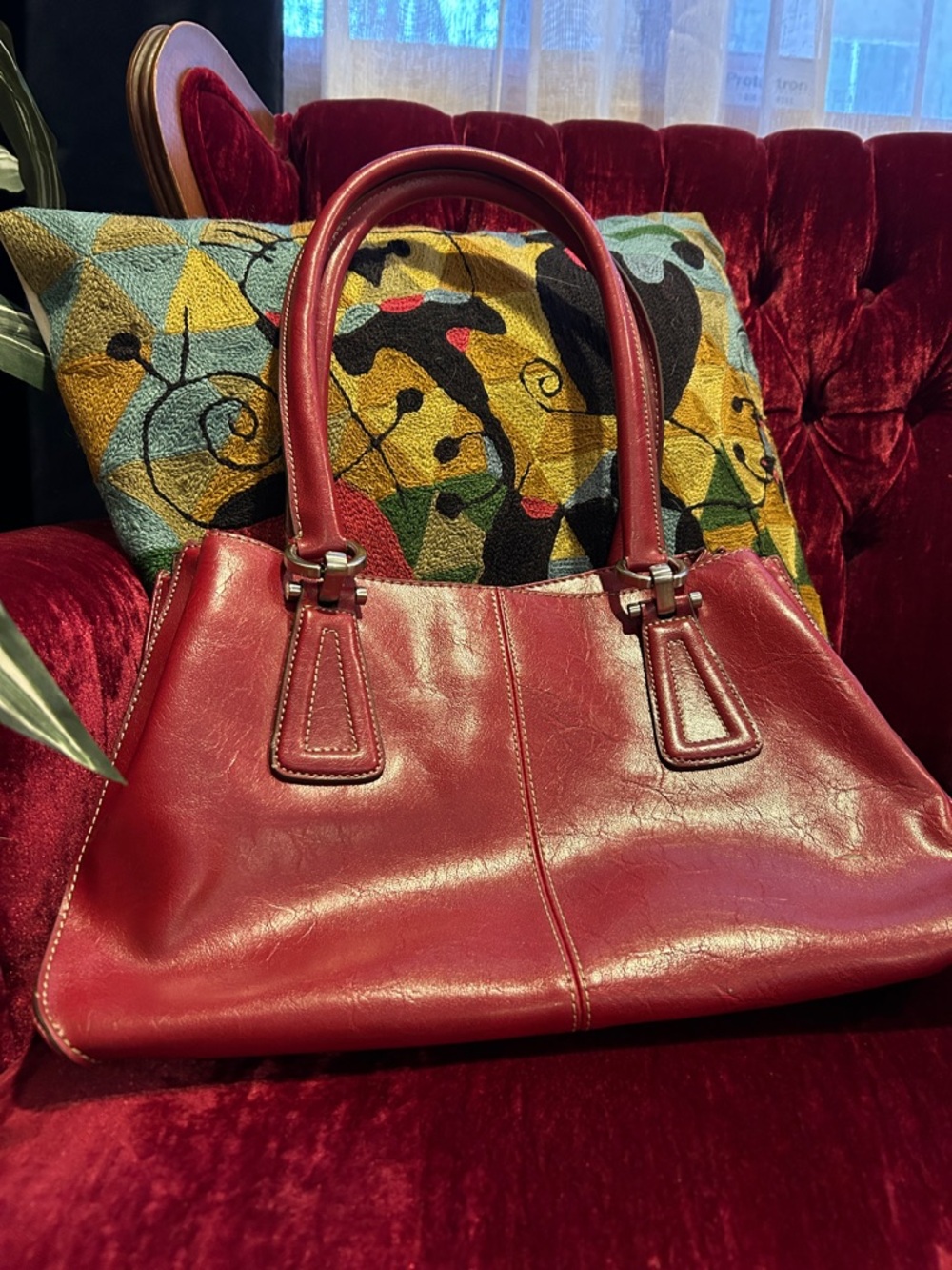 Liz Claiborne red purse